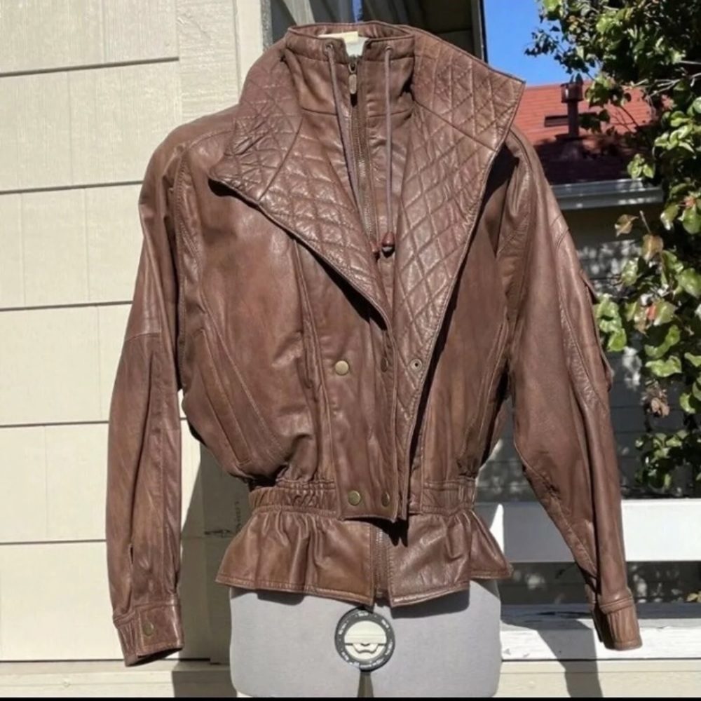 Vintage adventure bound leather jacket